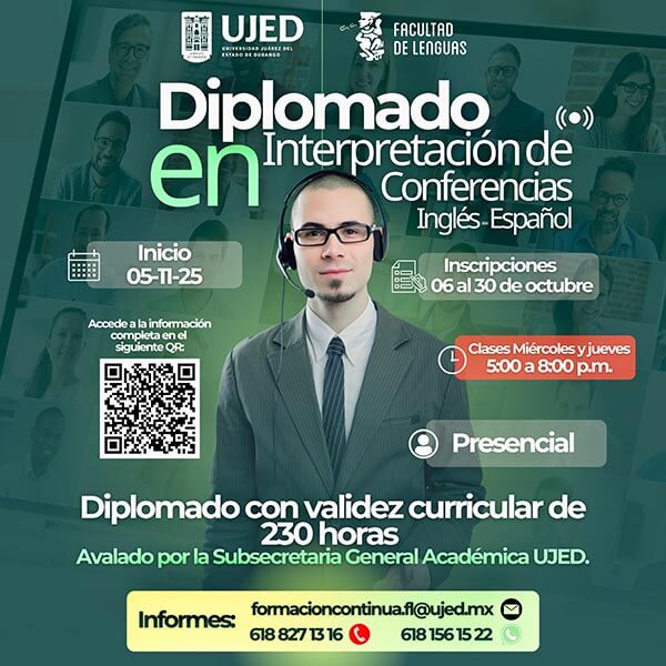 Banner de Diplomado en Interpretación de Conferencias